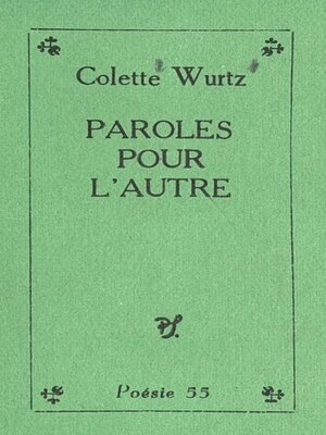cover image of Paroles pour l'autre